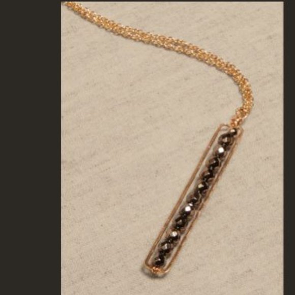 DELICATE PEAPOD PENDANT NECKLACE | AUREUS + ARGENT NWOT - Picture 3 of 3